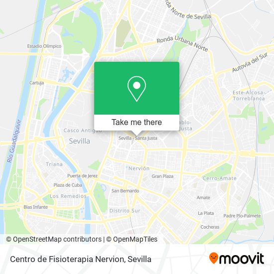 Centro de Fisioterapia Nervion map