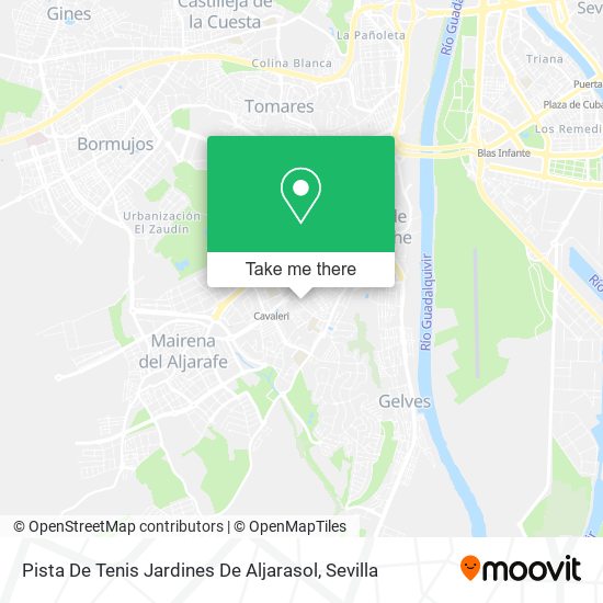 Pista De Tenis Jardines De Aljarasol map