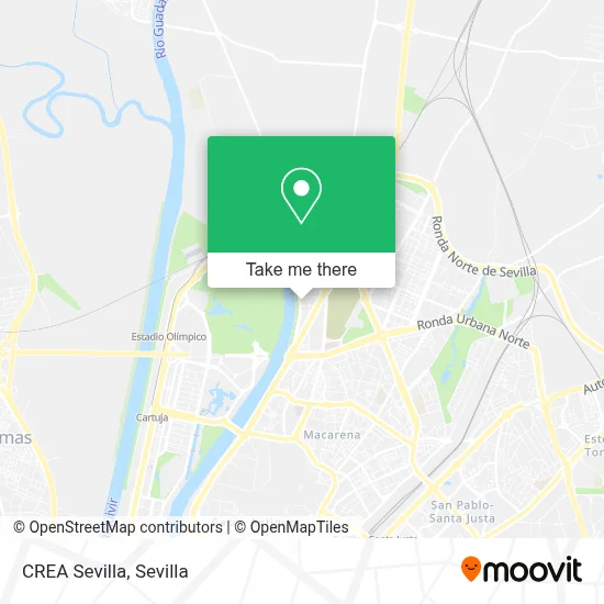 CREA Sevilla map