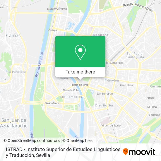 ISTRAD - Instituto Superior de Estudios Lingüísticos y Traducción map