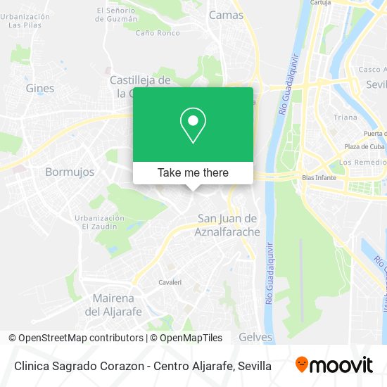 Clinica Sagrado Corazon - Centro Aljarafe map