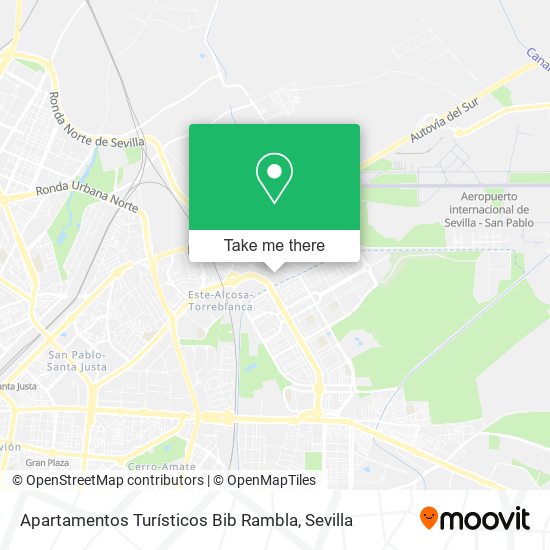 mapa Apartamentos Turísticos Bib Rambla