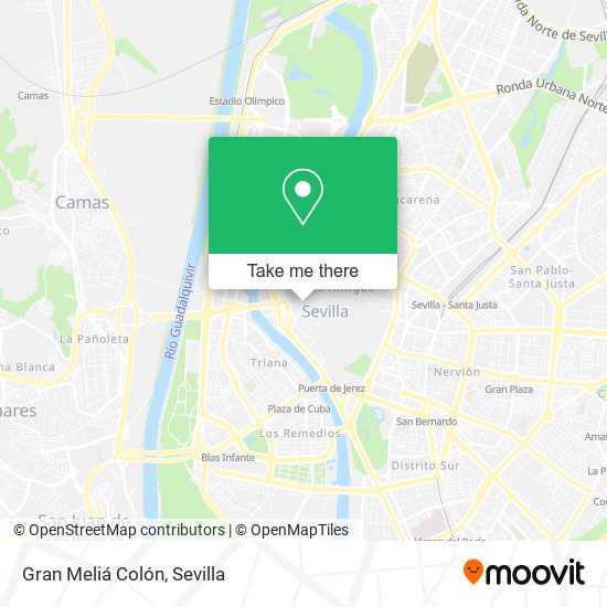 Gran Meliá Colón map