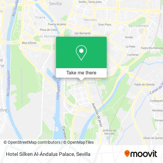 Hotel Silken Al-Ándalus Palace map
