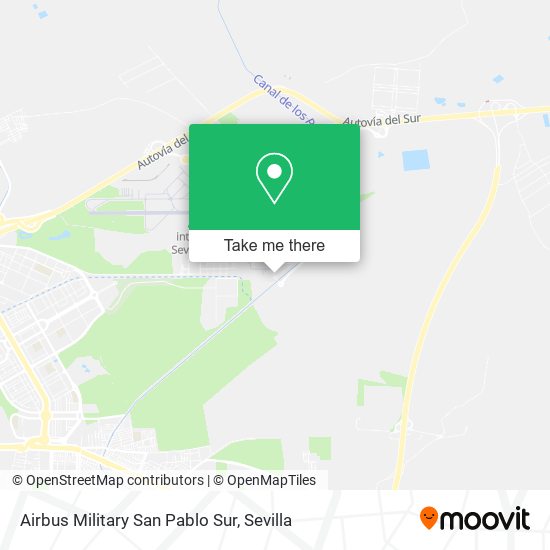 Airbus Military San Pablo Sur map