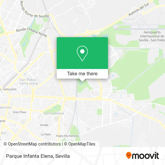 Parque Infanta Elena map