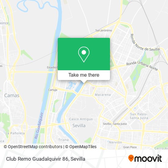 mapa Club Remo Guadalquivir 86