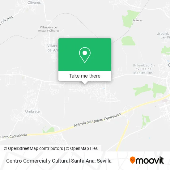 Centro Comercial y Cultural Santa Ana map