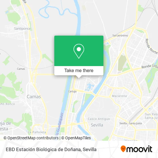 EBD Estación Biológica de Doñana map