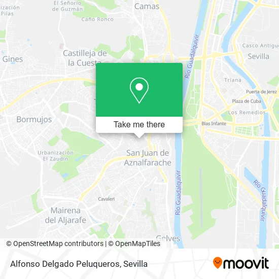 Alfonso Delgado Peluqueros map
