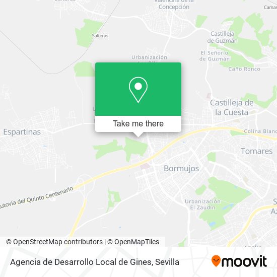 Agencia de Desarrollo Local de Gines map