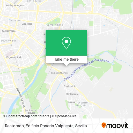 Rectorado, Edificio Rosario Valpuesta map