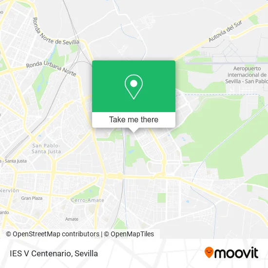 IES V Centenario map