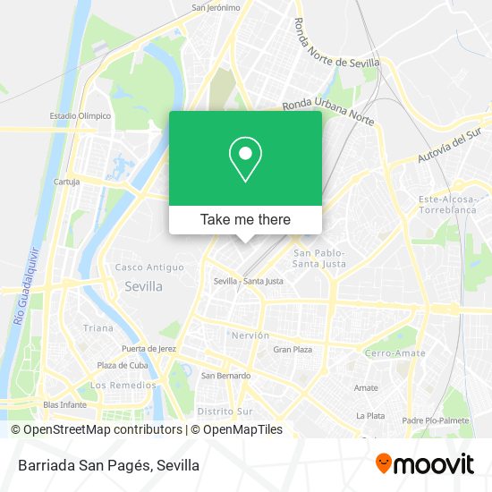 Barriada San Pagés map
