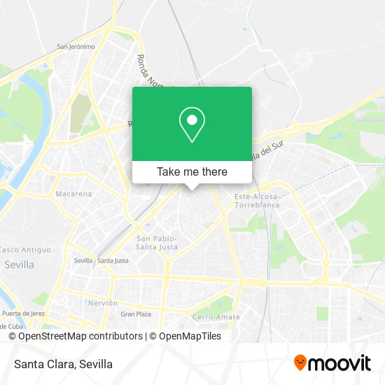 Santa Clara map