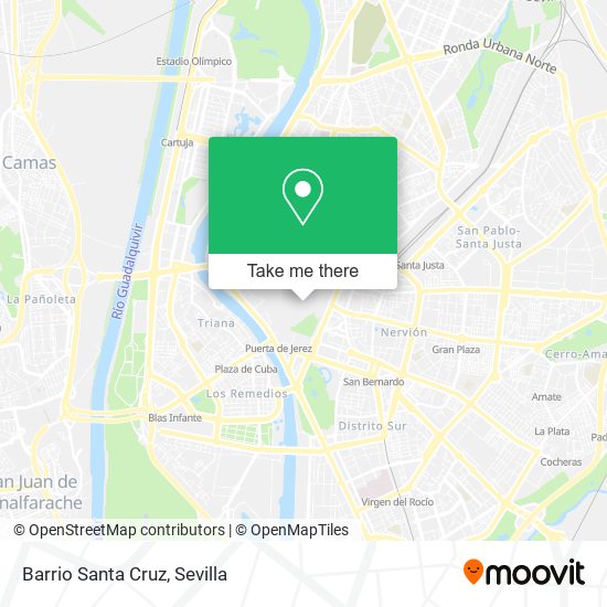 How to get to Barrio Santa Cruz in Sevilla by Bus Metro Light