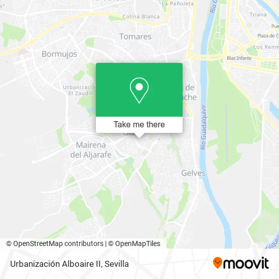 Urbanización Alboaire II map