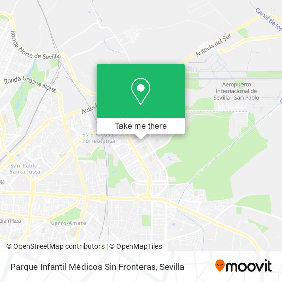 Parque Infantil Médicos Sin Fronteras map