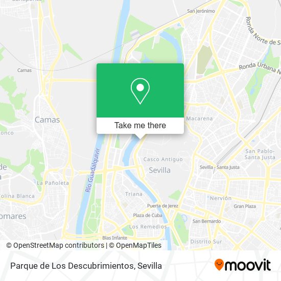 Parque de Los Descubrimientos map