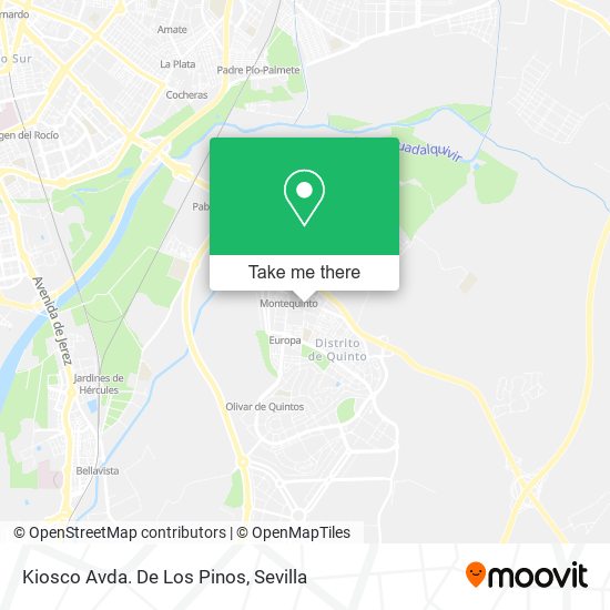Kiosco Avda. De Los Pinos map