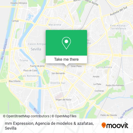 mm Expression, Agencia de modelos & azafatas map
