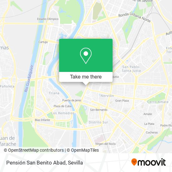 Pensión San Benito Abad map