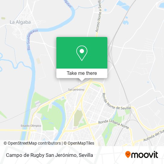 Campo de Rugby San Jerónimo map