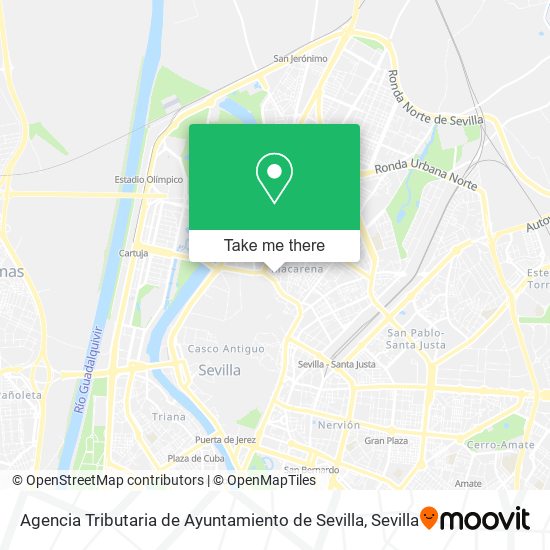 Agencia Tributaria de Ayuntamiento de Sevilla map