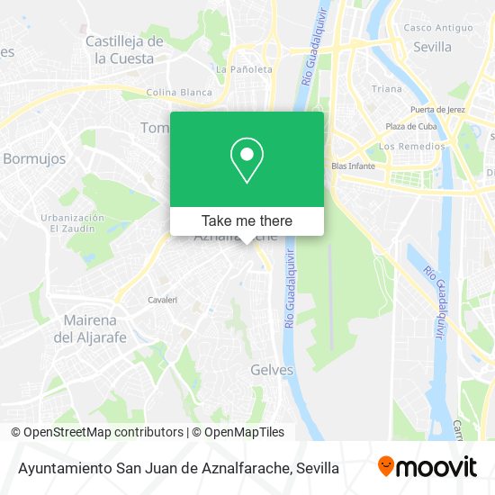 mapa Ayuntamiento San Juan de Aznalfarache