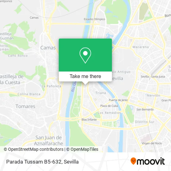 Parada Tussam B5-632 map