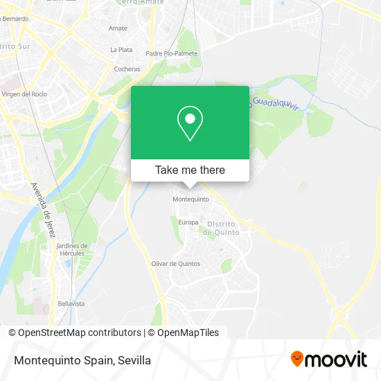 Montequinto Spain map