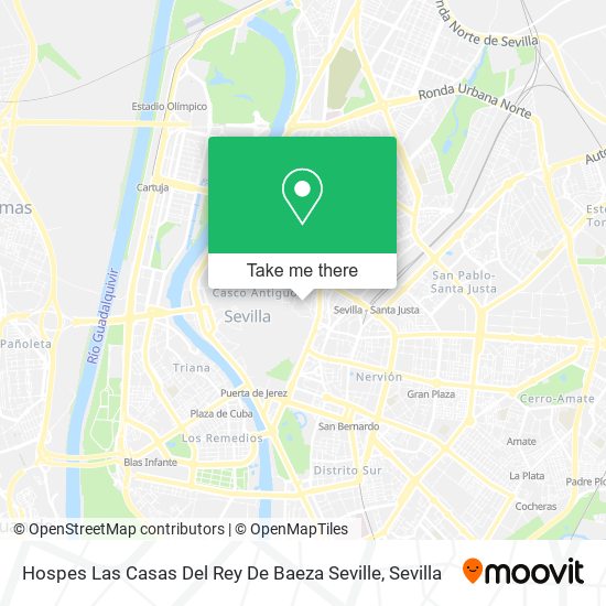 Hospes Las Casas Del Rey De Baeza Seville map