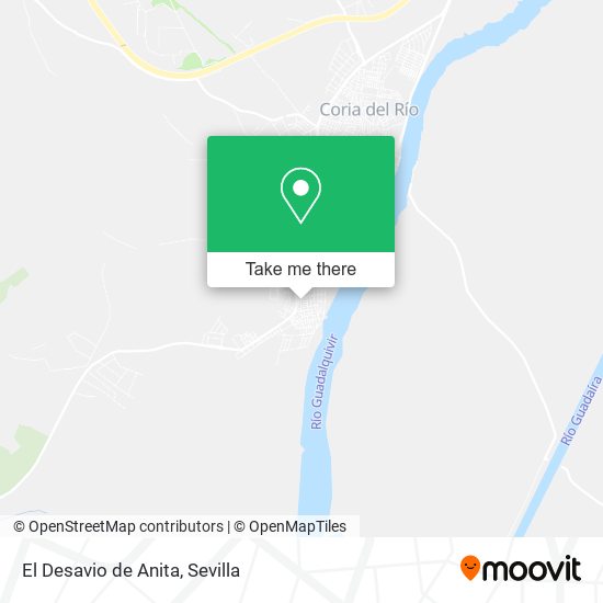 El Desavio de Anita map