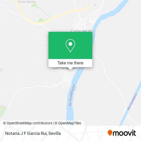 Notaria J F Garcia Rui map