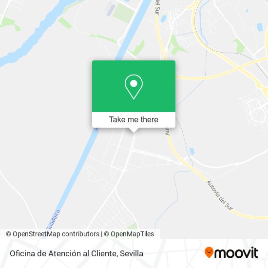 mapa Oficina de Atención al Cliente