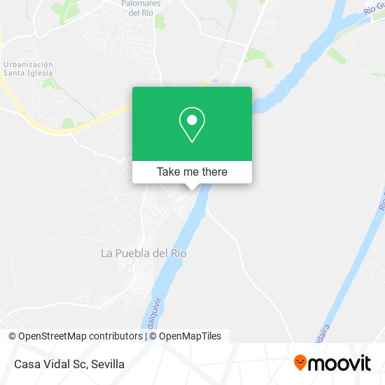 mapa Casa Vidal Sc