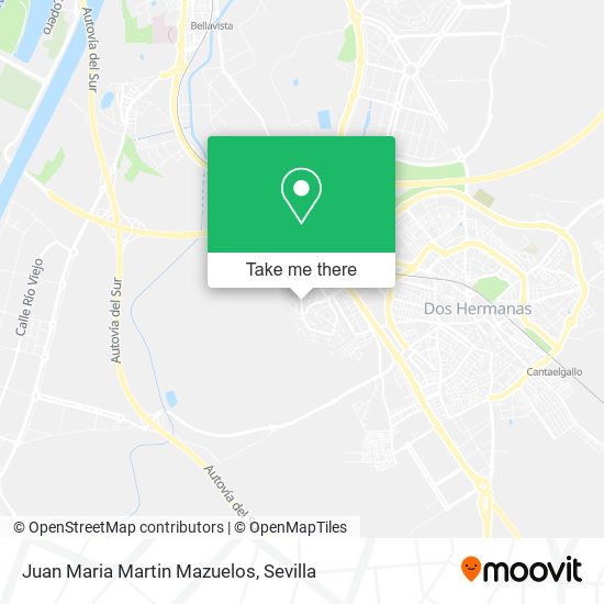 Juan Maria Martin Mazuelos map