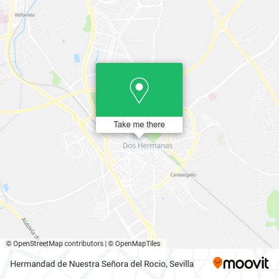 mapa Hermandad de Nuestra Señora del Rocio