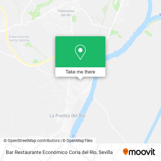Bar Restaurante Económico Coria del Río map