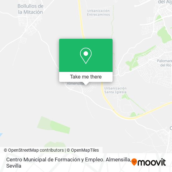 Centro Municipal de Formación y Empleo. Almensilla map