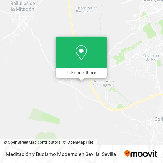 Meditación y Budismo Moderno en Sevilla map