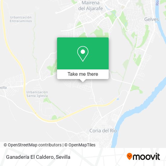 Ganadería El Caldero map