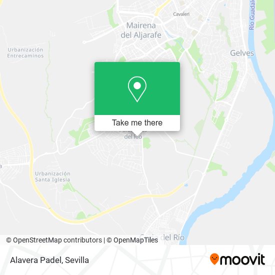 Alavera Padel map