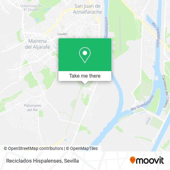 Reciclados Hispalenses map