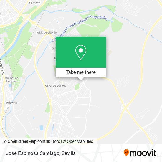 Jose Espinosa Santiago map