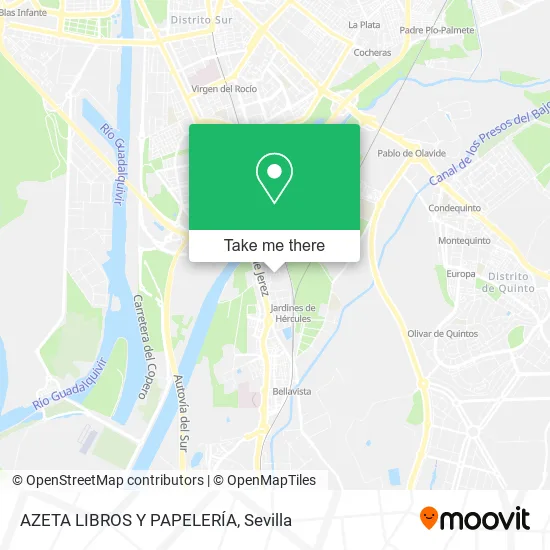 AZETA LIBROS Y PAPELERÍA map