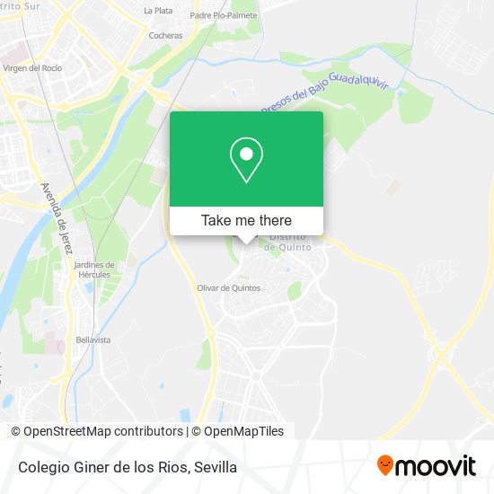 Colegio Giner de los Rios map