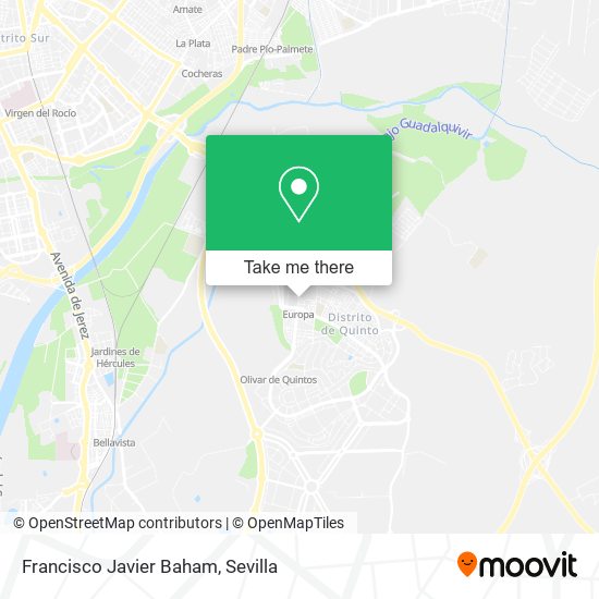 Francisco Javier Baham map