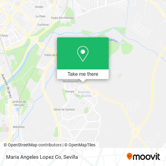 Maria Angeles Lopez Co map