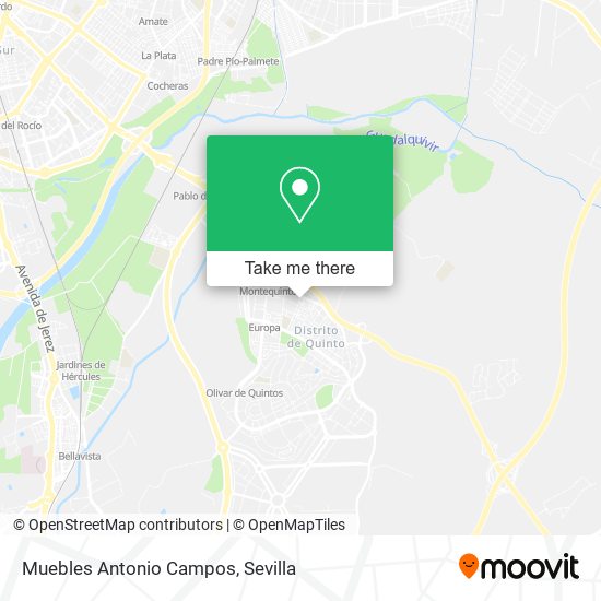 Muebles Antonio Campos map